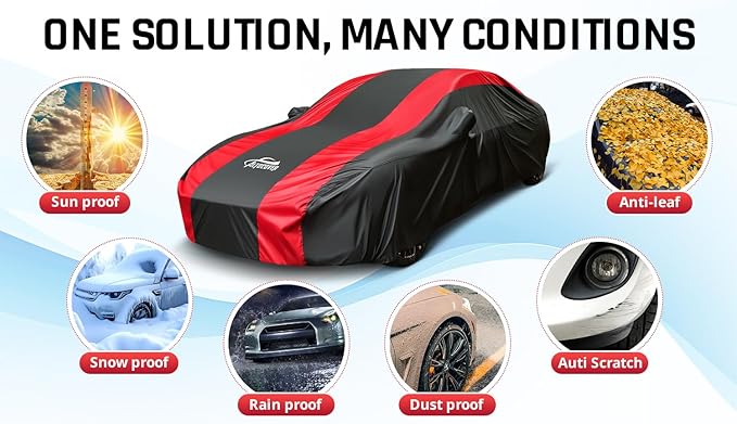 Small Car Cover Waterproof All Weather Protection - Image 5