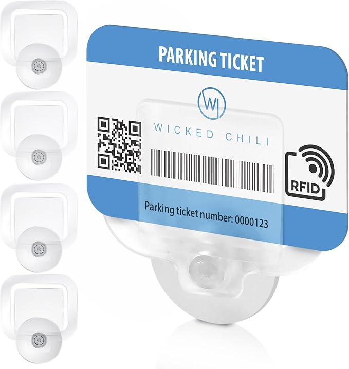 4X Parking Permit, Ticket and Note Holder by Wicked+Chili