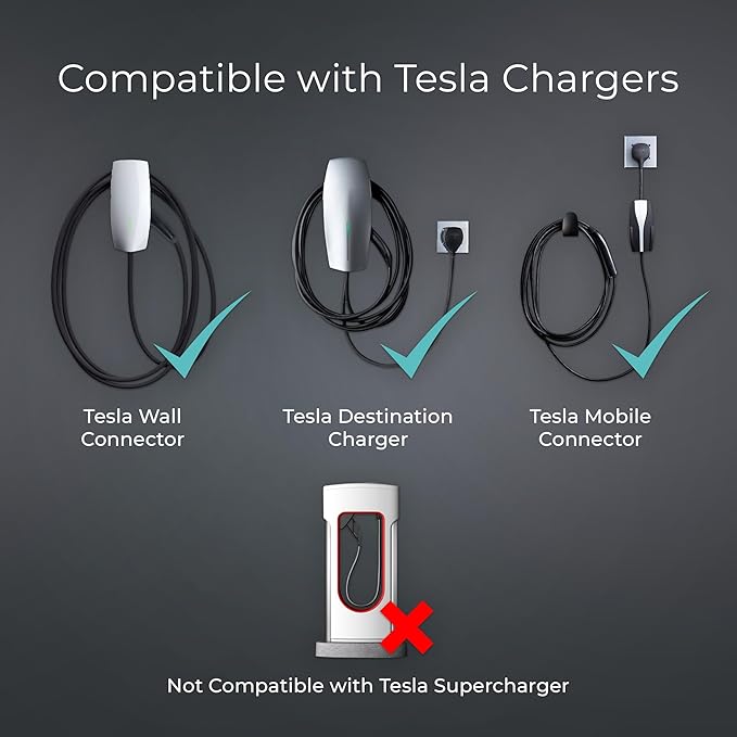 Lectron Tesla to J1772 EV Charging Adapter – NACS Converter, 48 Amp & 250V - Image 3