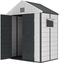 Kingdura 6x4 FT Resin Outdoor Storage Shed by Unknown