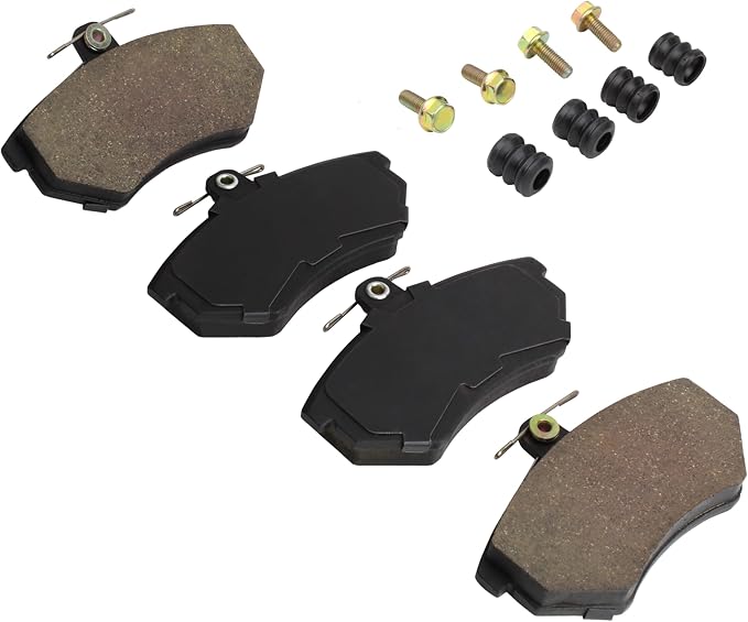 Premium Semi-Metallic Front Brake Pads Compatible - Image 2