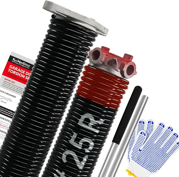 Pair of 1.75" Garage Door Torsion Springs Set by KaiMinDogzGarageDoorSpring