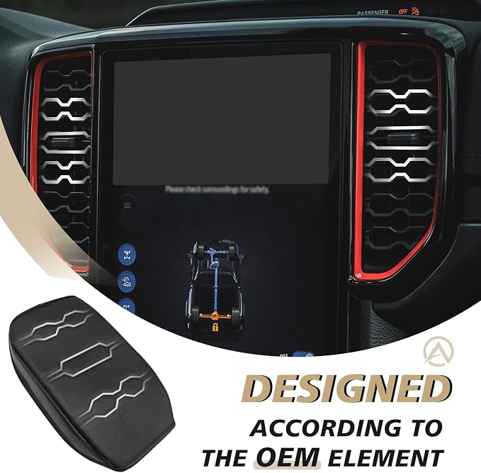 Muslogy Center Console Armrest Cover Compatible - Image 3