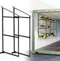 2 Pack Shipping Container Shelving Shelf Capacity up to 1100 lbs, 3 Tiers by Sidasu