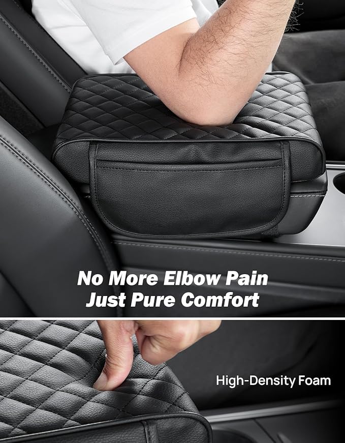 JOYTUTUS Center Console Cover for SUV Sedan, Thick Arm Rest Pad - Image 3