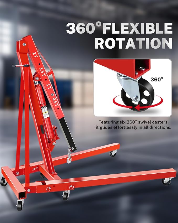 2-Ton Folding Engine Hoist - Image 3