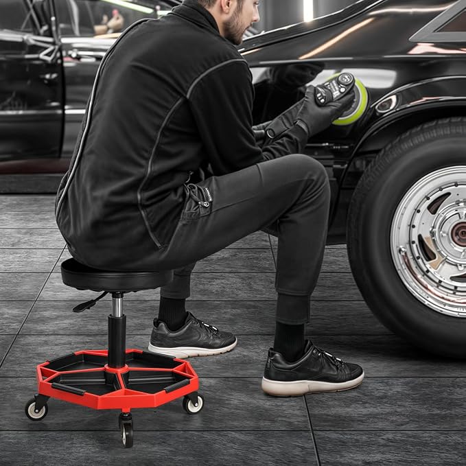 Magshion Adjustable Mechanics Stool - Image 2