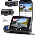 5K 3 Channel Dash Cam, Wi-Fi GPS by Avylet