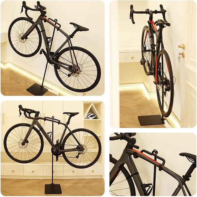Rcool Carbon Steel Bike Stand, Adjustable 24-51in, Home Garage Parking Rack - Image 4