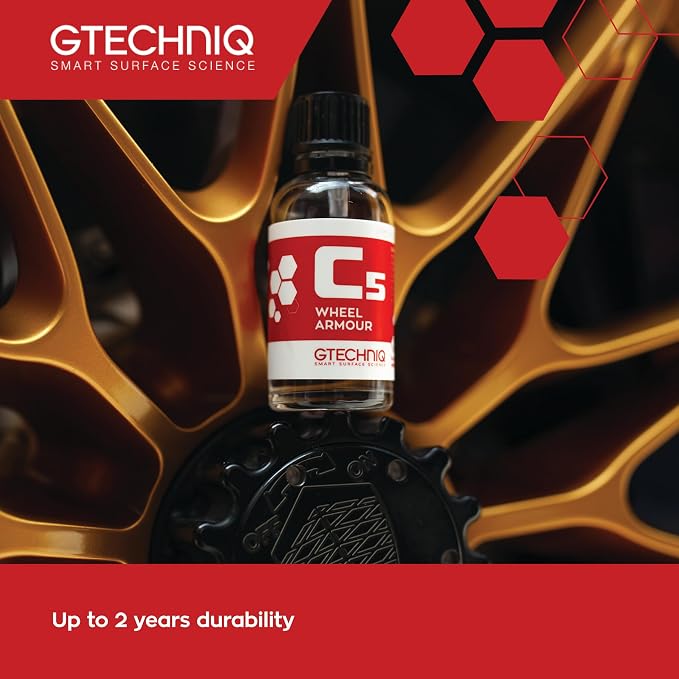Gtechniq C5 Wheel Armor Wheel Cleaner, Rims Cleaner Protects Alloy Rims - Image 5