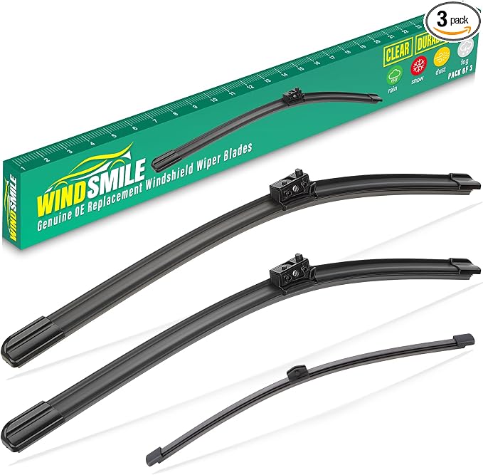 22" 22" 12" Windshield Wiper Blades Replacement by WINDSMILE