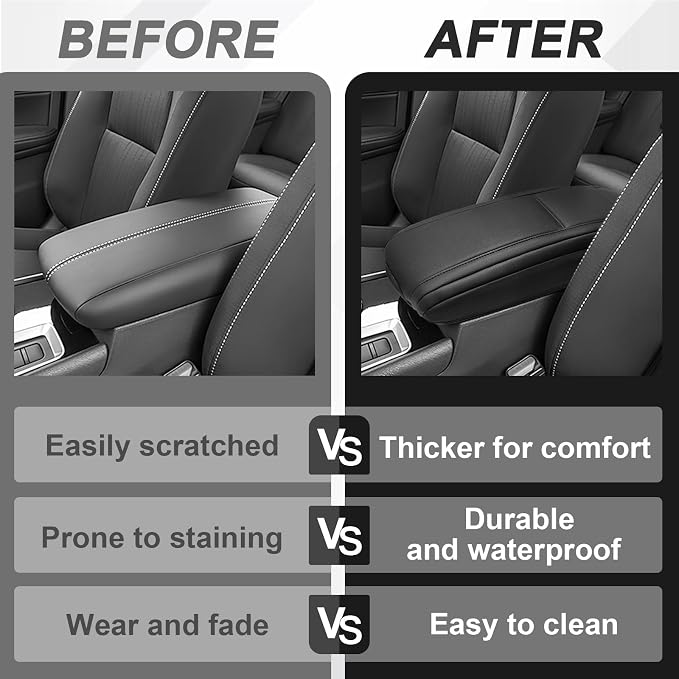 Muslogy Center Console Armrest Cover Compatible - Image 6