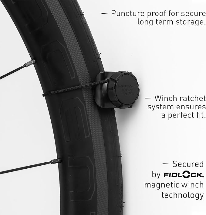 Hornit CLUG PRO | Wall Mounted Bike Rack | Secured by FIDLOCK | 5 Sizes | Easy - Image 3