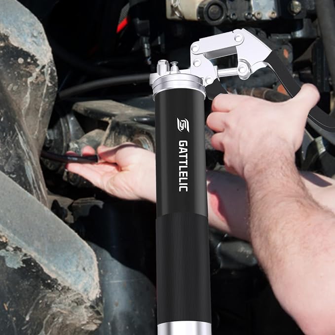 Grease Gun Kit, 8000 PSI Heavy Duty Grease Gun - Image 7