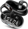 Open Ear Headphones, Air Conduction Ear buds, HD Stereo Bass Over Ear Earphones by Qecnato
