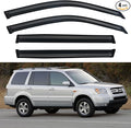 Window Visors Rain Guards Shield by YQAUTEC