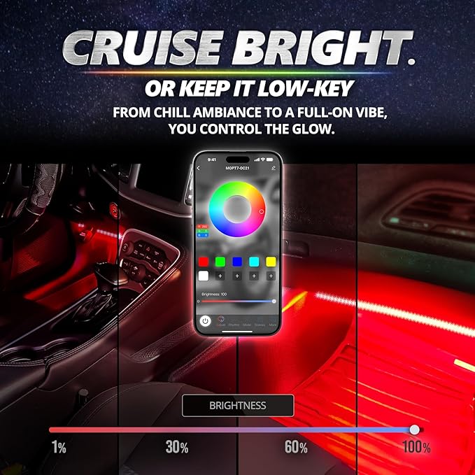 OPT7 Aura Pro 6PC Interior Lights - Image 5