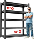 Utility Shelf Organizer – 5 Shelf Heavy Duty Shelving Unit by OLLRRACT