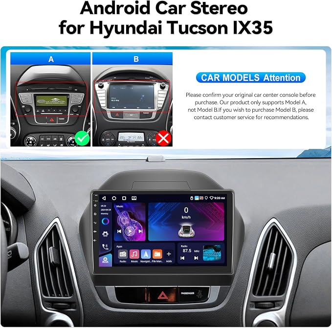 SIXTOP Android Car Stereo for Hyundai Tucson IX35 2010-2015 - Image 2