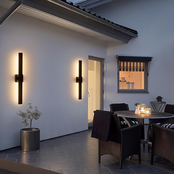 2-Packs Modern Outdoor Wall Lights 31.5" Long LED Outdoor Sconce Lights - Image 3