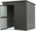 IKERY Galvanized Steel Garden Shed by IKERY