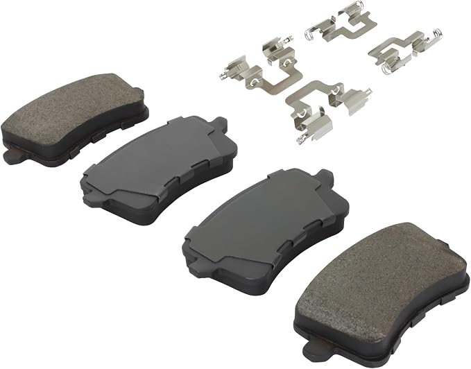 Premium Semi-Metallic Rear Brake Pads Compatible - Image 2