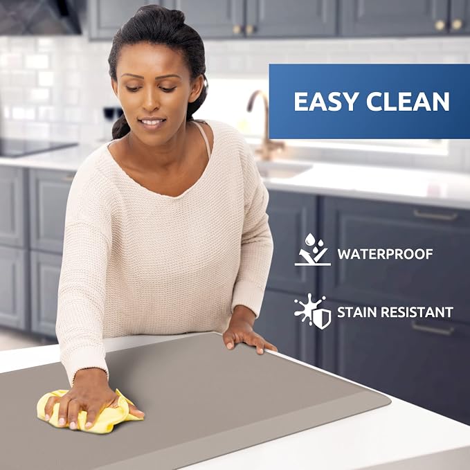 KitchenClouds Kitchen Mat Cushioned Anti Fatigue Kitchen Rug 17.3"x39" - Image 3