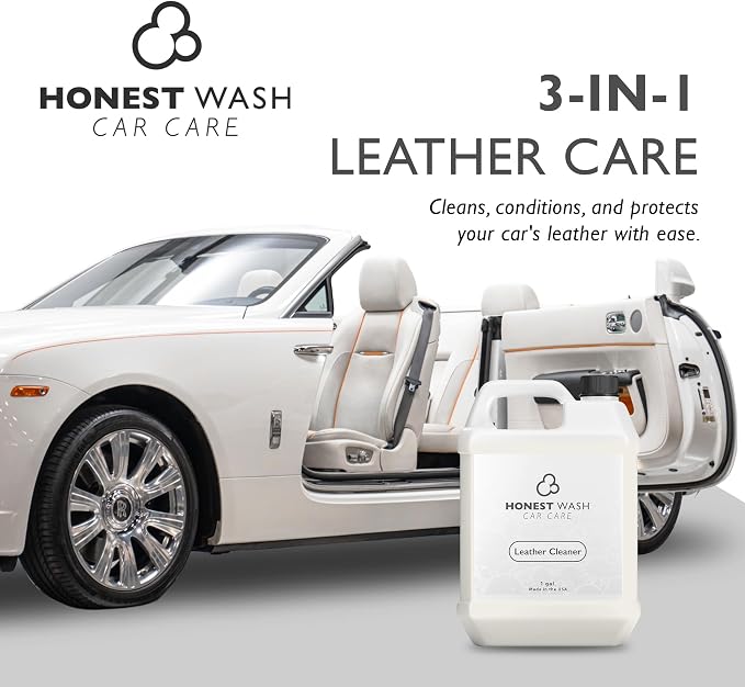 Honest Wash Car Leather Cleaner – Cleans, Conditions, & Restores Leather | - Image 2