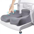 Benazcap Memory Seat Cushion for Office Chair Sciatica & Back Pain Relief by Benazcap