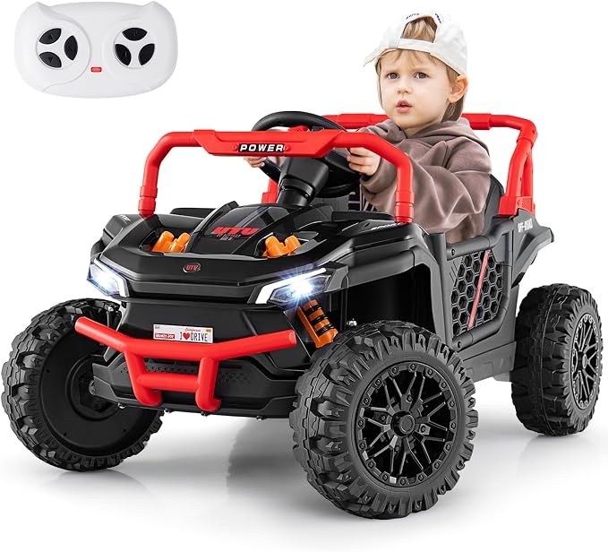 Costzon Kids UTV, 12V Battery Powered Electric Off-Road Car w/Remote Control by Costzon