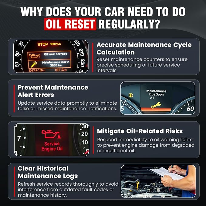 BOSSCOMM IF740 OBD2 Scanner, 4 Systems ABS/SRS/Transmission/Check Engine Code - Image 3