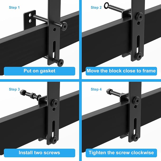 YUOROS Mattress Retainer Bar Keep Mattress Stopper from Sliding Slide Stopper - Image 8