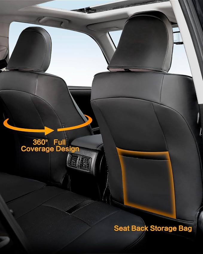 Seat Covers for Toyota 4Runner 2011-2024, Full Set Full Coverage Waterproof - Image 5