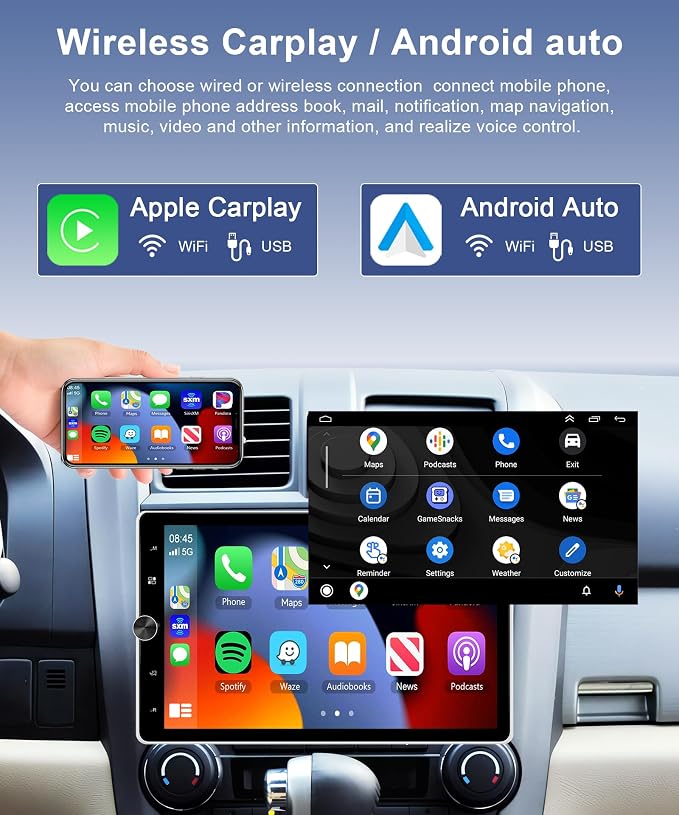 Motorized 2G+64G Single Din Radio - Image 2
