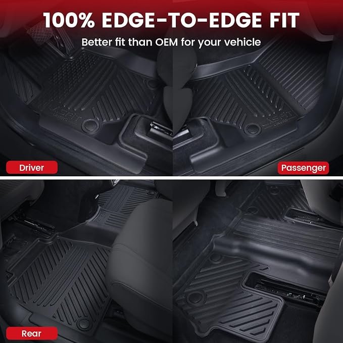LASFIT Floor Mats Fit for Mercedes Benz GLS 450/580 / 63 AMG 2026 2025 2024 - Image 4