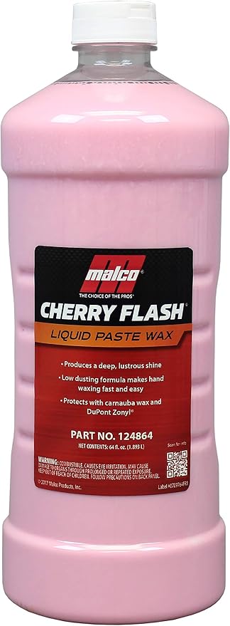 Malco Cherry Flash Automotive Liquid Paste Wax – Protect & Shine Your by MalcoProductsInc