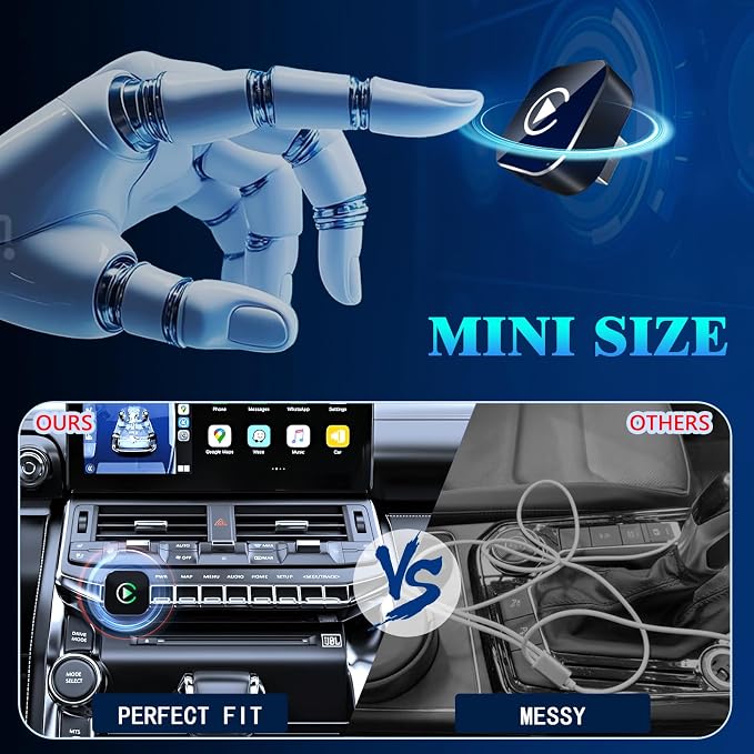 Wireless CarPlay Adapter for iPhone, 2025 Upgraded Wired to Wireless for Apple - Image 4