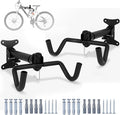 Bike Wall Mount, 2 Pack Bike Hanger, Foldable Bicycle Storage Horizontal Rack by Unknown