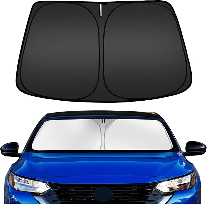 ARISMOTOR Windshield Sun Shade for Ni-ssan Sentra Sedan 2020-2025, Custom Fit by ARISMOTOR