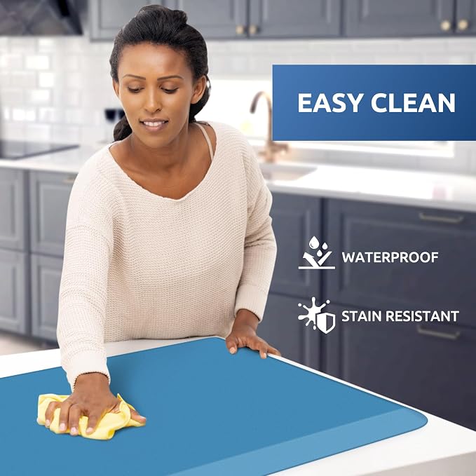 KitchenClouds Kitchen Mat Cushioned Anti Fatigue Rug 20"x32" Waterproof - Image 3