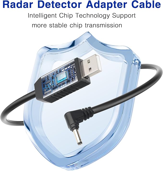 Radar Detector Power Cable for Cobr RAD350 380 450 480i 700i XRS9370 955 5300 - Image 3