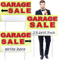 Marsui 3 Pcs Garage Sale Sign 23.6 x 15.7 Inch Double Sided Garage Sale Sign by Marsui
