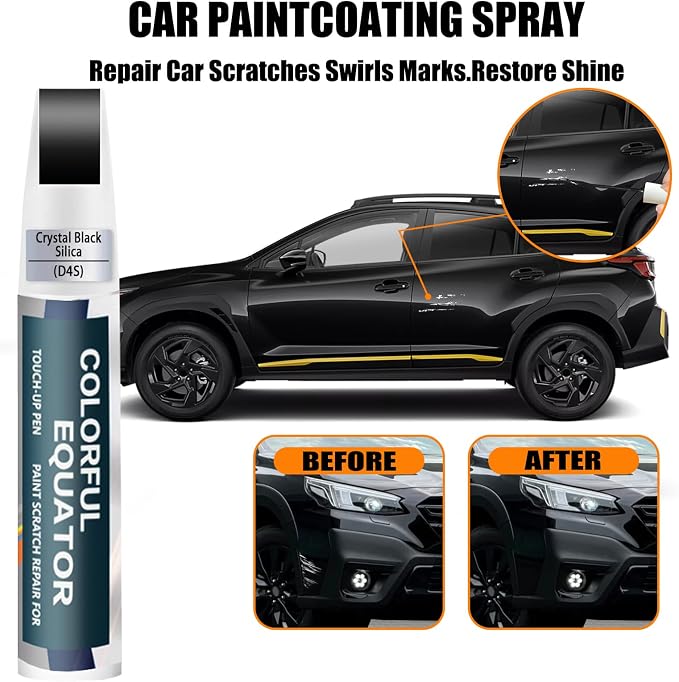 Crystal Black Silicae Touch Up Paint Compatible - Image 3