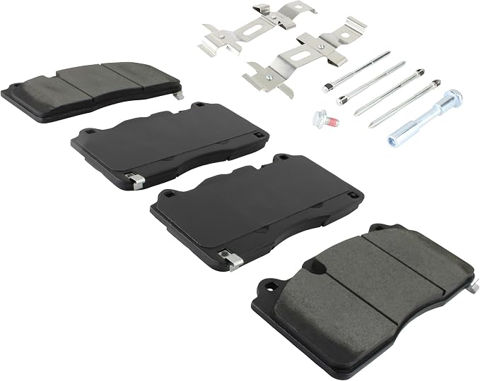 Premium Semi-Metallic Front Brake Pads Compatible - Image 2