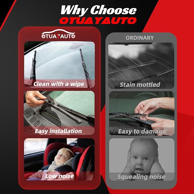 OTUAYAUTO Premium Windshield Wiper Blades - Image 7
