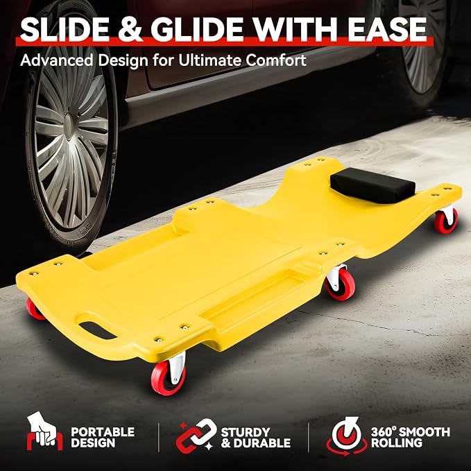 Auto Dynasty 36 Inches Mechanic Creeper, Automotive Garage Repair Low Profile - Image 3
