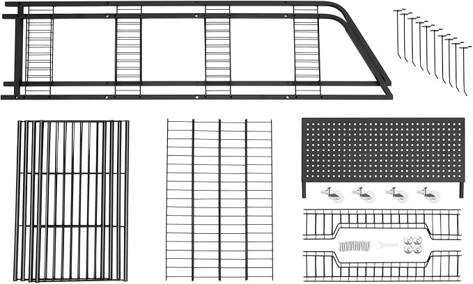 Retail Display Rack 4-Tier Market Merchandise Display Shelf - Image 9