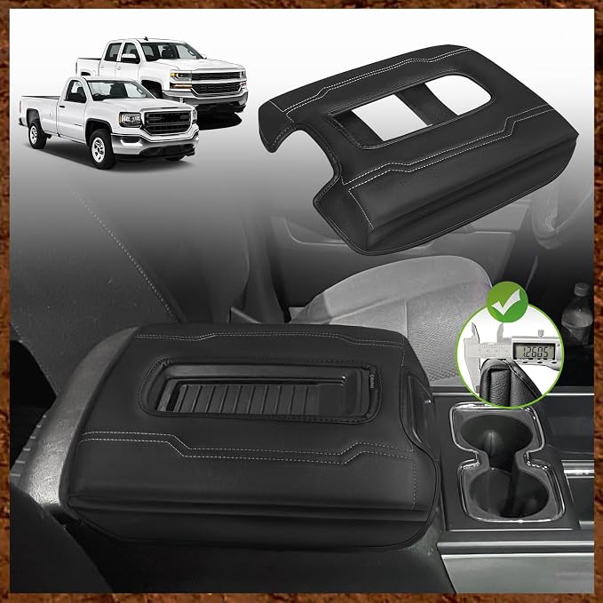 Muslogy Center Console Armrest Cover Compatible by Muslogy
