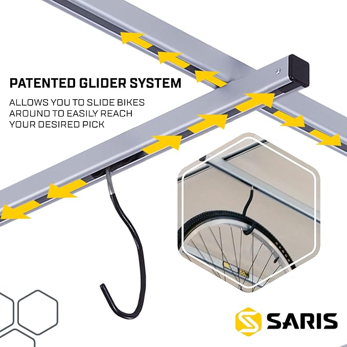 Saris Bike Storage, Cycle Glide Home Bicycle Parking, Ceiling Rack and - Image 4
