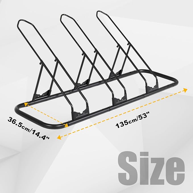 CyclingDeal Bike Rack Floor Parking Bike Stand - Image 5